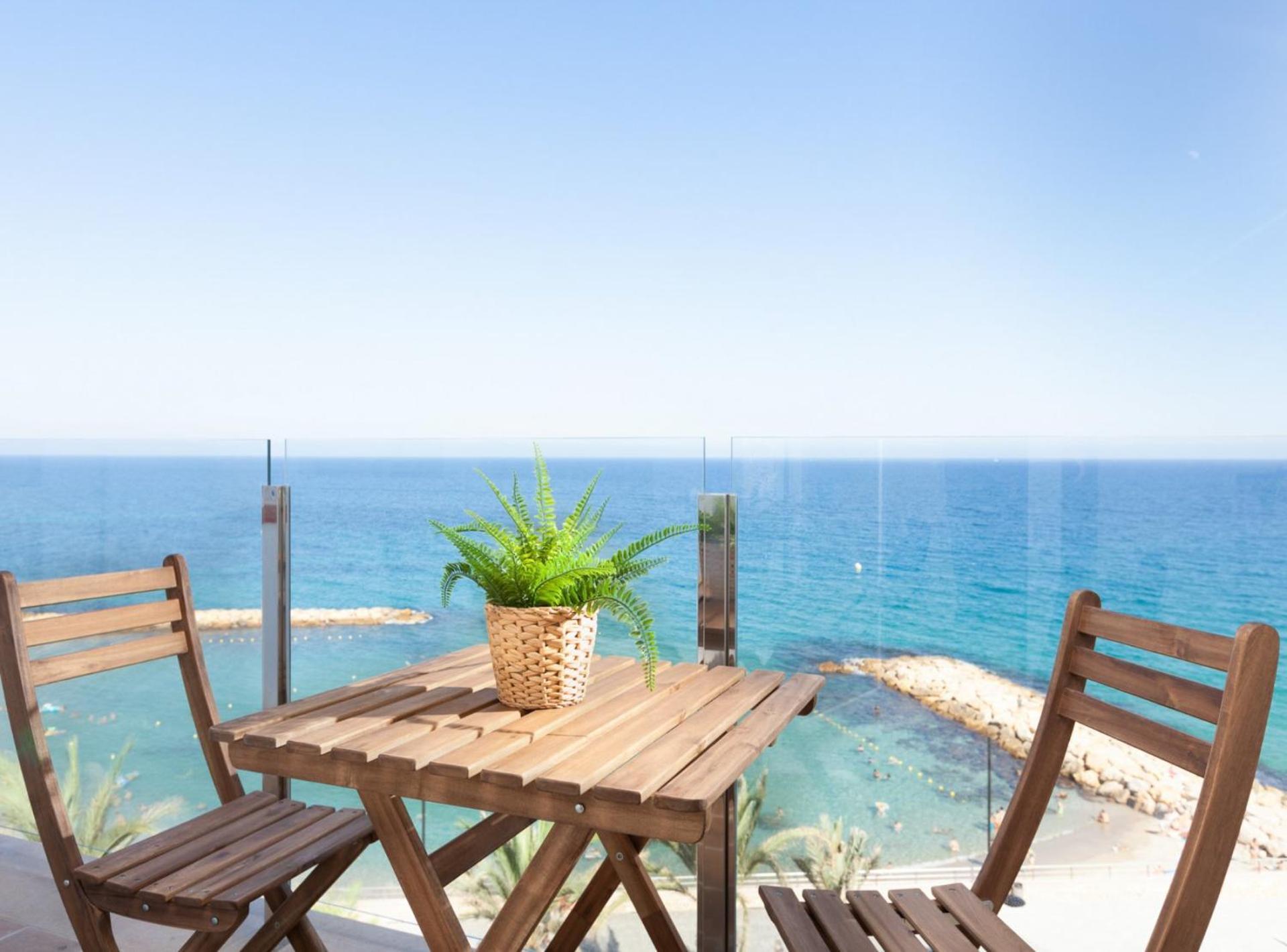 La Cala Beach 4A Deluxe Apartment With Terrace L'Ametlla de Mar Luaran gambar