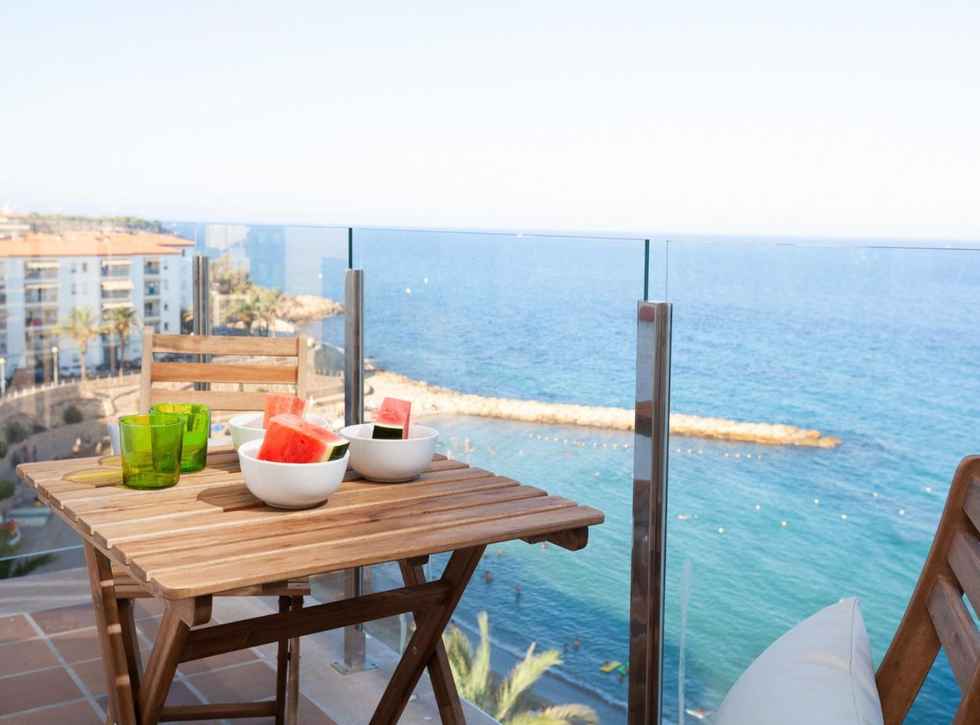 La Cala Beach 4A Deluxe Apartment With Terrace L'Ametlla de Mar Luaran gambar